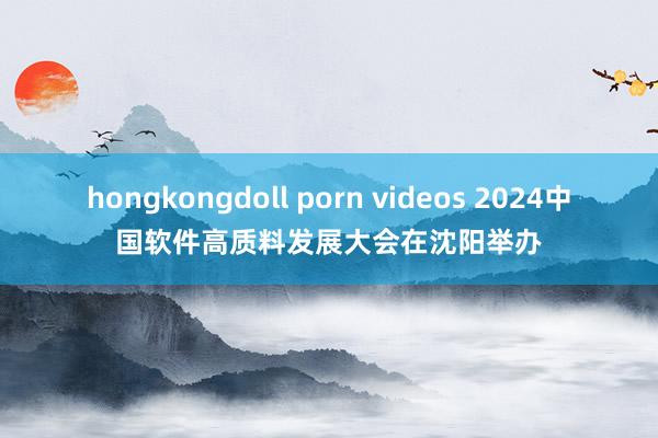 hongkongdoll porn videos 2024中国软件高质料发展大会在沈阳举办