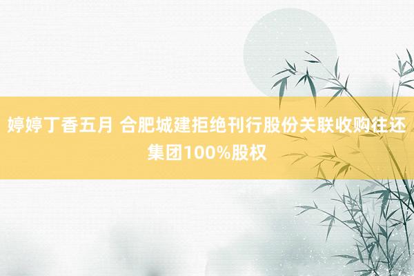 婷婷丁香五月 合肥城建拒绝刊行股份关联收购往还集团100%股权